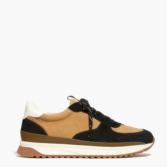 Madewell Unisex Kickoff Trainer Sneakers in Nubuck, Suede and Leather