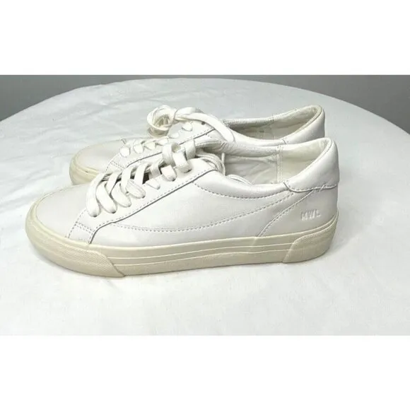 Madewell Women s $88 Sidewalk Low-Top Sneakers White Size 7.5M ND989