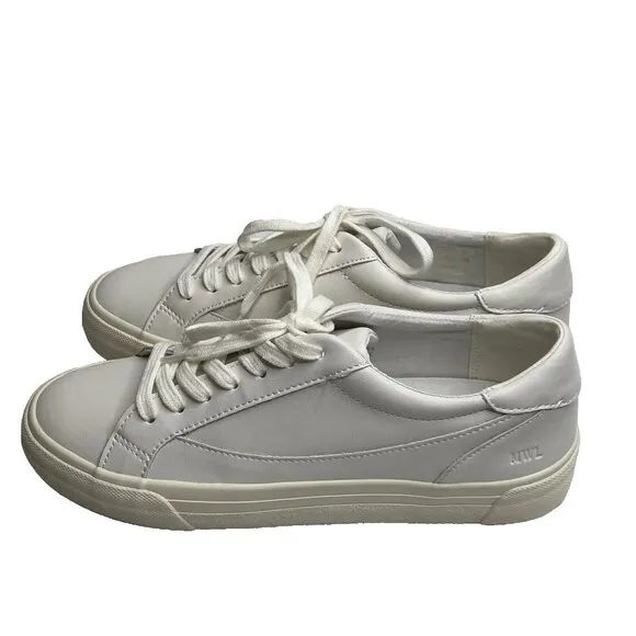 Madewell Women s $88 Sidewalk Low-Top Sneakers White Size 8.5M ND989