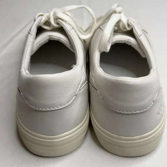 Madewell Women s $88 Sidewalk Low-Top Sneakers White Size 8.5M ND989