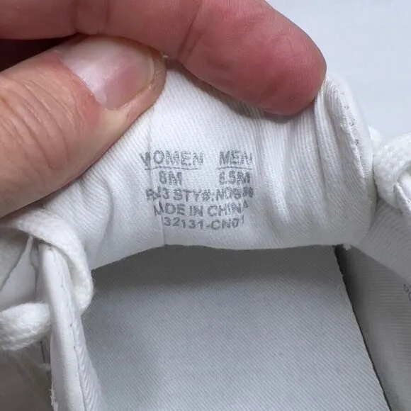 Madewell Women s $88 Sidewalk Low-Top Sneakers White Size 8M ND989