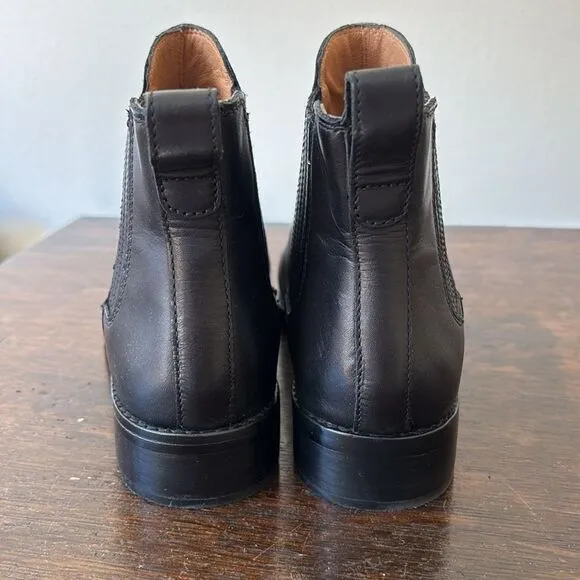 Madewell Black Leather Chelsea Boots 9
