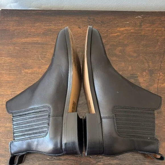 Madewell Black Leather Chelsea Boots 9