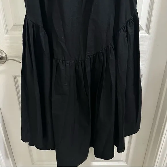 MAEVE x Anthropologie Flounced MIDI Skirt Hi Low Hem Women’s Size 6 $130 black