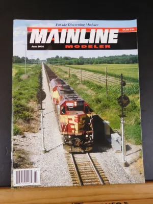 Mainline Modeler 2002 June B&O Signals IC box car Burma Shave signs Whitcomb die