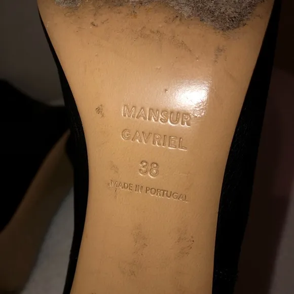Mansur Gavriel Daydream black Chelsea boots 38=8