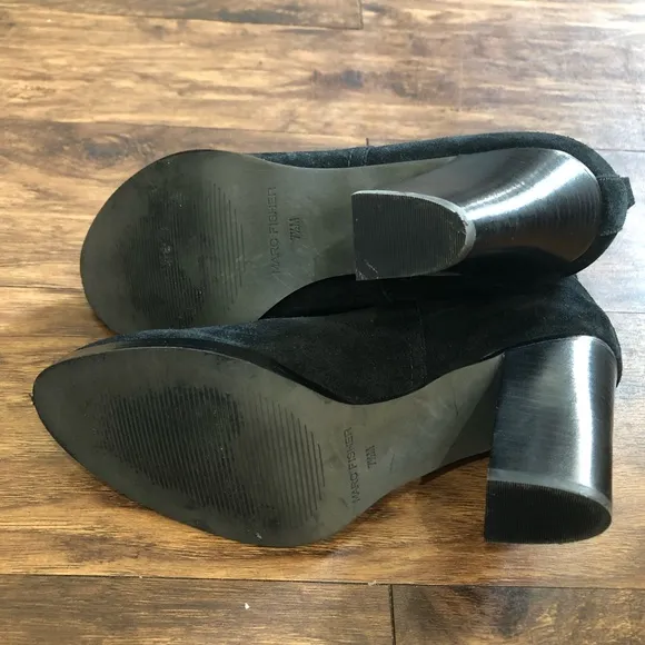 Marc Fisher Black Suede Saint Chelsea Boots Sz. 7.5