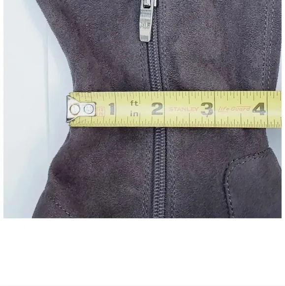 Marc Fisher Over The Knee grey suade boots