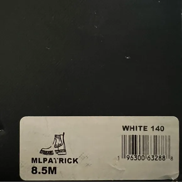 Marc Fisher Patrick Chelsea Lugsole Boots, White Size 8.5 New in Box Retail $199