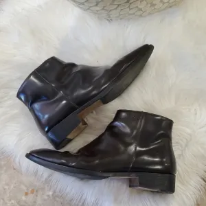 Marc Jacobs Black Chukka Chelsea men ankle Boots Sleek Leather Design
