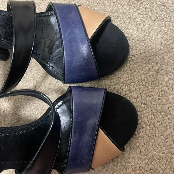 Marc Jacobs Leather Heeled Sandals 36.5