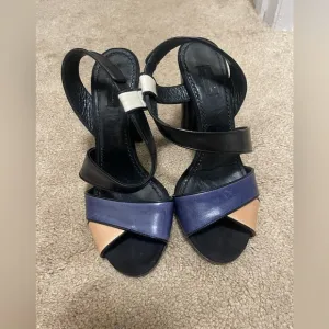 Marc Jacobs Leather Heeled Sandals 36.5