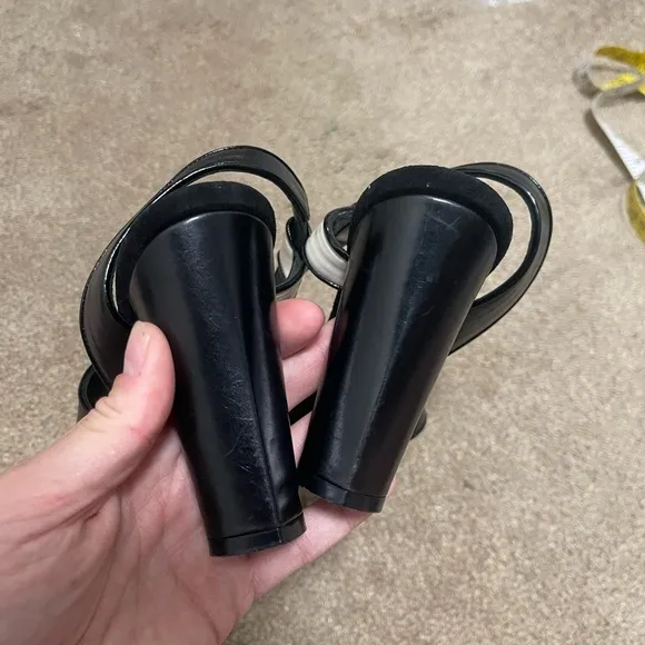 Marc Jacobs Leather Heeled Sandals 36.5