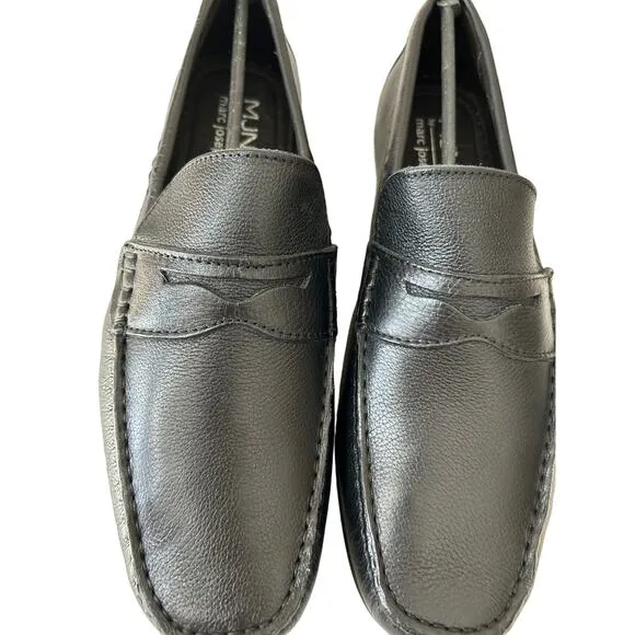 Marc Joseph New York Men’s Leather Slip-On Penny Loafers – Comfort Meets Style!