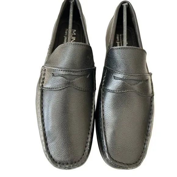 Marc Joseph New York Men’s Leather Slip-On Penny Loafers – Comfort Meets Style!
