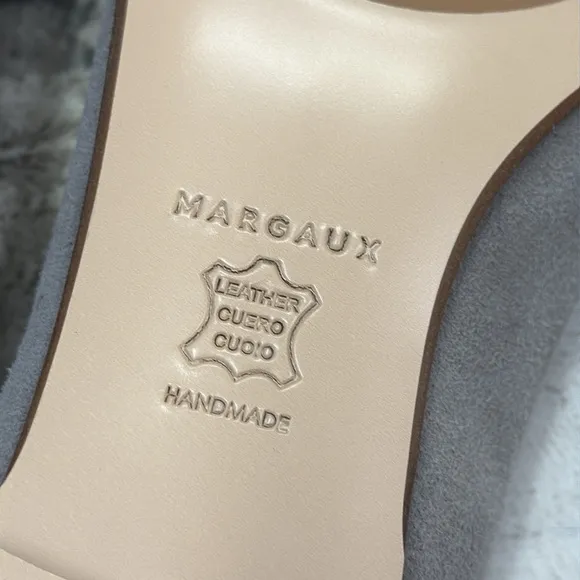 Margaux Gray Suede Ballet Flats Size 39.5 NEW!