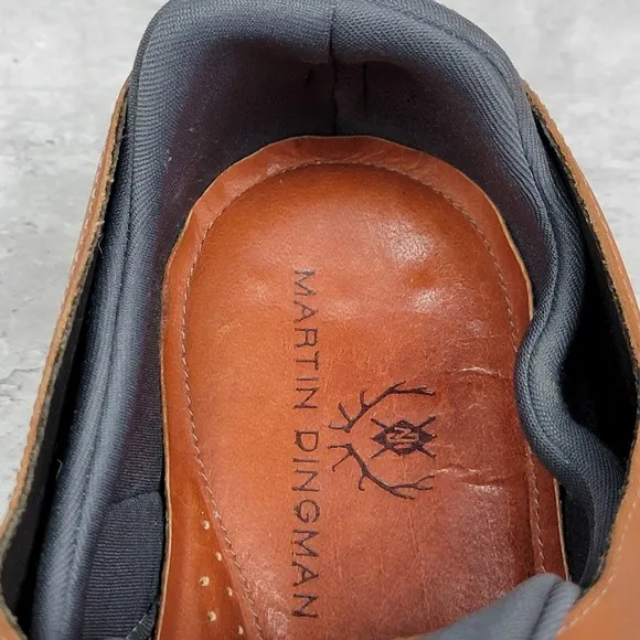 Martin Dingman Mens Shoes Brown Size 13 Countryaire Plain Toe Sneakers Loafers