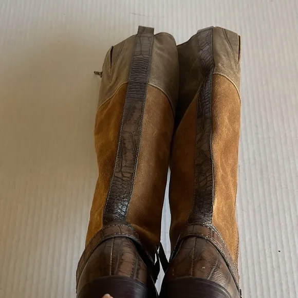 Matisse Nola Tri Tone Suede Calf High Boots