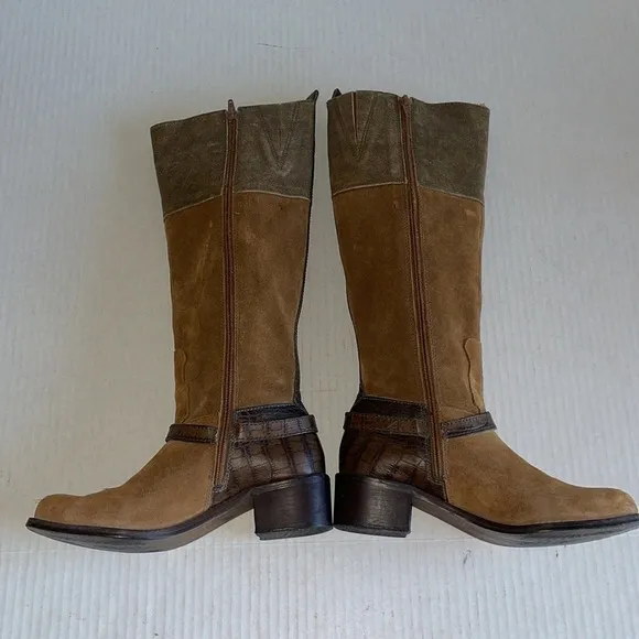 Matisse Nola Tri Tone Suede Calf High Boots