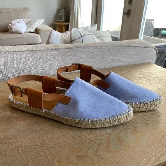 Matt Bernson x Anthropologie Pointed Espadrille Flats Slides Sandals Sling Back