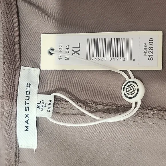 Max Studio Women's Twill Long Jacket. XL