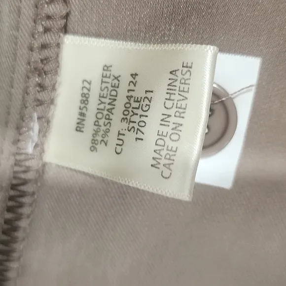 Max Studio Women's Twill Long Jacket. XL