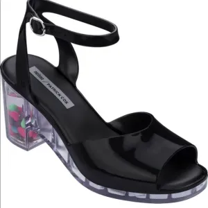 Melissa x Patrick Cox Heart Heel Platform Jelly Sandal