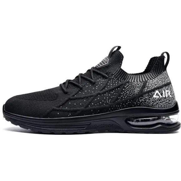 Mens Air Running Shoes Slip On Lightweight Walking Gym Tennis Sneakers