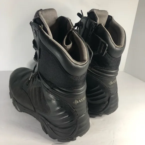 MEN'S BATES 8&quot; Tactical SIDE ZIP GORE-TEX WATERPROOF BOOTS BLACK US 10.5