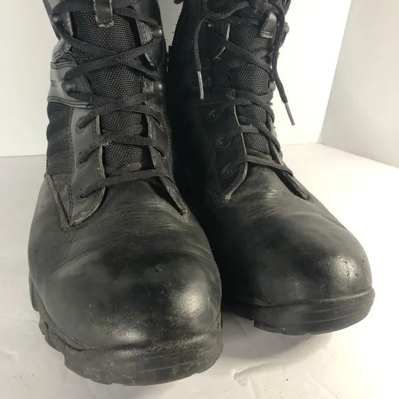 MEN'S BATES 8&quot; Tactical SIDE ZIP GORE-TEX WATERPROOF BOOTS BLACK US 10.5
