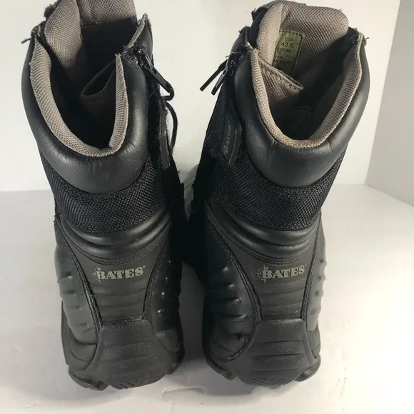 MEN'S BATES 8&quot; Tactical SIDE ZIP GORE-TEX WATERPROOF BOOTS BLACK US 10.5