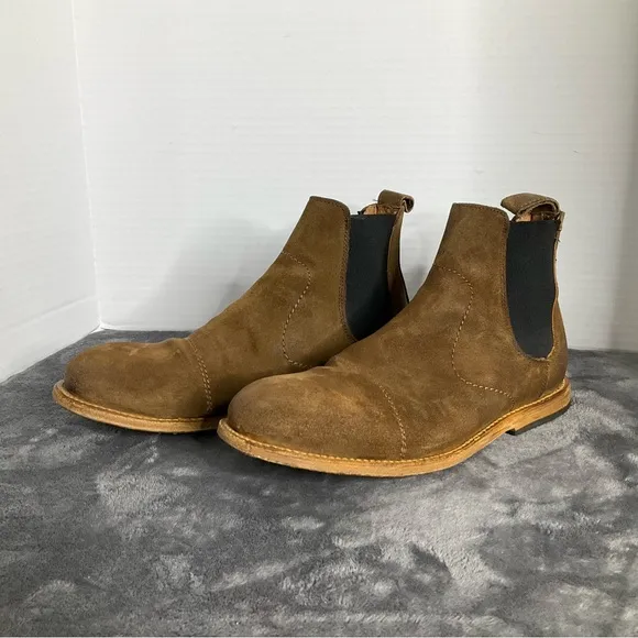 Men's Brown Suede Chelsea Boots
