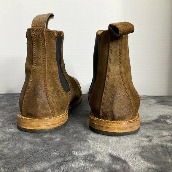 Men's Brown Suede Chelsea Boots