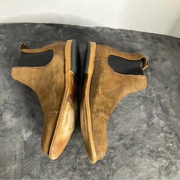 Men's Brown Suede Chelsea Boots
