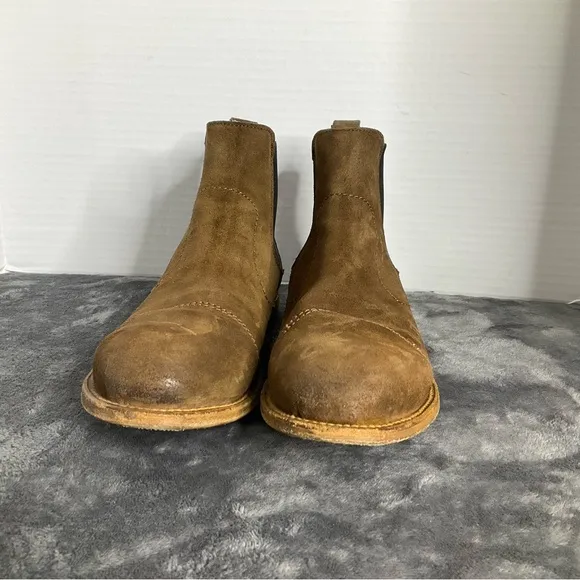 Men's Brown Suede Chelsea Boots