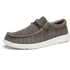Men's Casual Slip-on Loafers Stretch Shoes 1.0, Brown