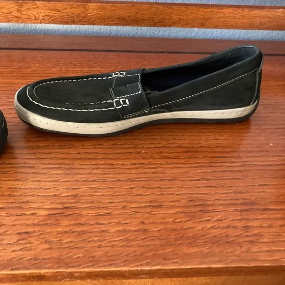 Mens Cole Haan Nantucket Black Canvas Casual Comfort Penny Loafers Size‎ 10.5 M