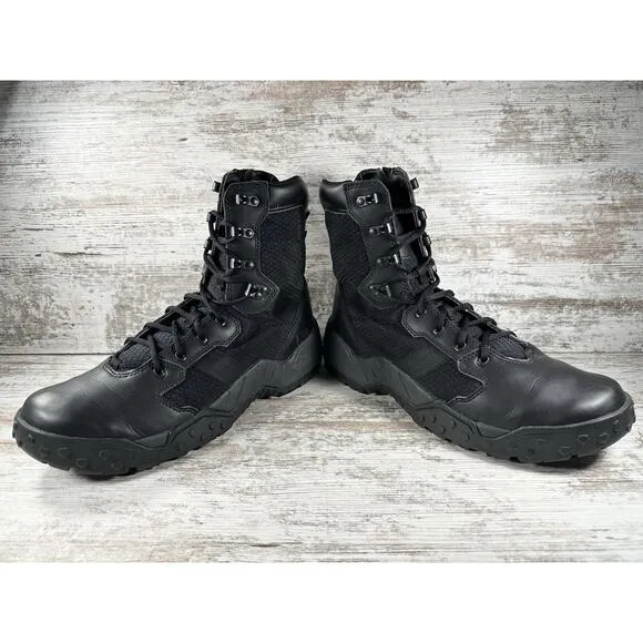 Men's Danner Scorch Side-Zip 8&quot; Black Hot Boots Sz 12