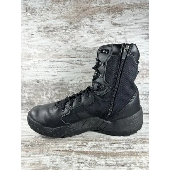 Men's Danner Scorch Side-Zip 8&quot; Black Hot Boots Sz 12