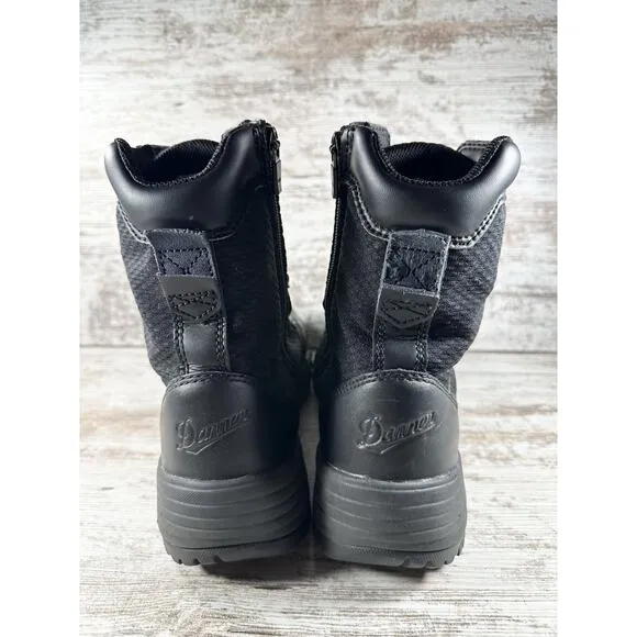 Men's Danner Scorch Side-Zip 8&quot; Black Hot Boots Sz 12