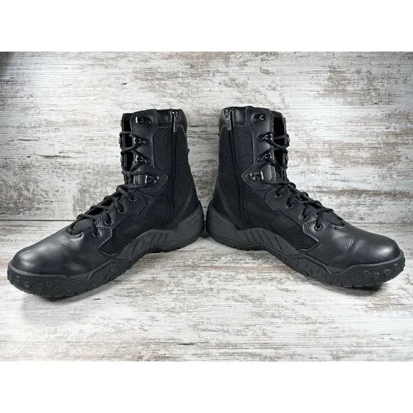 Men's Danner Scorch Side-Zip 8&quot; Black Hot Boots Sz 12