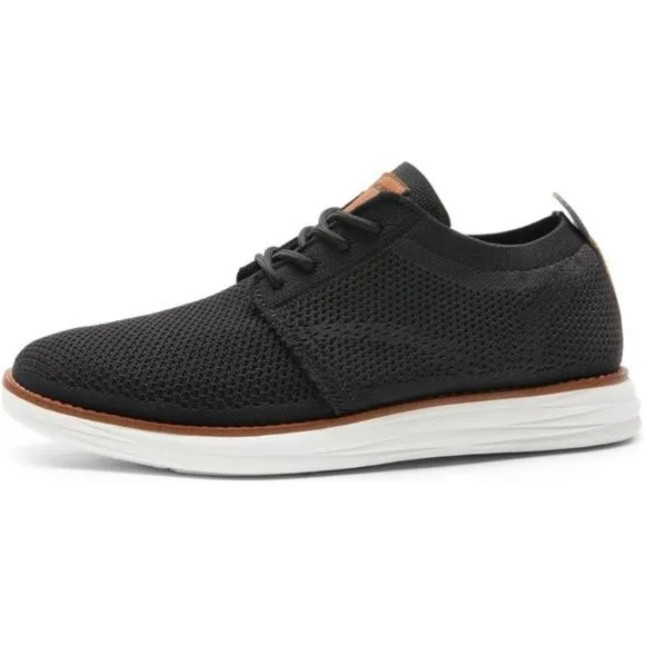 Men's Knit Mesh Sneakers Lightweight Lace-Up Breathable Oxfords