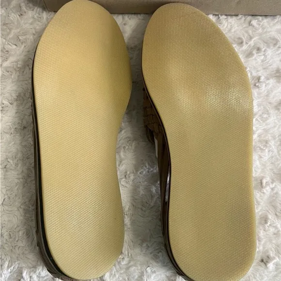 Men's Nisolo Huarache Brown Leather Loafers NEW