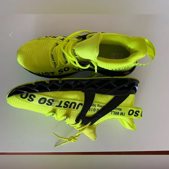 Mens Running Shoes Walking Non Slip Blade Type Sneakers