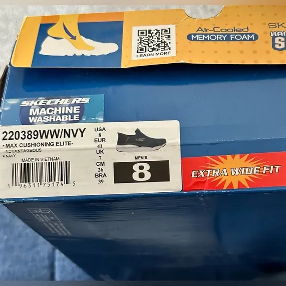 Men's Slip-ins™: Max Cushioning Sneakers  Advantageous - Size 8 Extra Wide - New