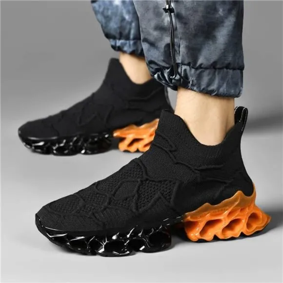 Men's Slip on Loafers Walking Blade Sneakers Mesh Trail Running Casual Athletic