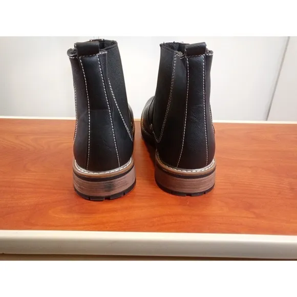 Men's‎ Vance Co. Black Pratt Chelsea Boot Size 9