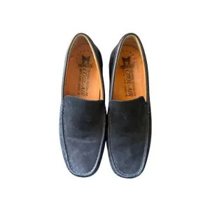 Mephisto Baduard Mens Black Cool Air Nubuck Leather Slip On Loafers Size 10