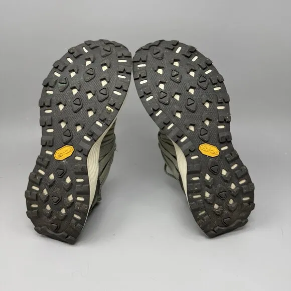 Merrell Embark Moc Knit Trail Hiker Green J067232 Vibram Shoes Women’s 7