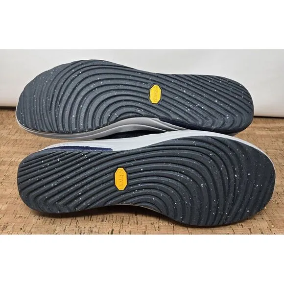 Merrell Gridway Moccasin Shoes‎ Mens 11.5 Knitted Lace Up Gray Vibram Sneakers
